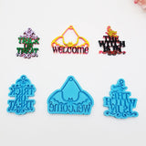 Halloween Keychain Molds Resin Casting Silicone Pendant DIY Decorations
