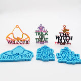 Halloween Keychain Molds Resin Casting Silicone Pendant DIY Decorations