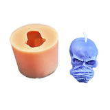 Halloween Skull 3D Candle Mold DIY Epoxy Mold