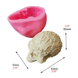 European American Skull Candle Mold Halloween Home Decoration