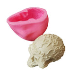 European American Skull Candle Mold Halloween Home Decoration