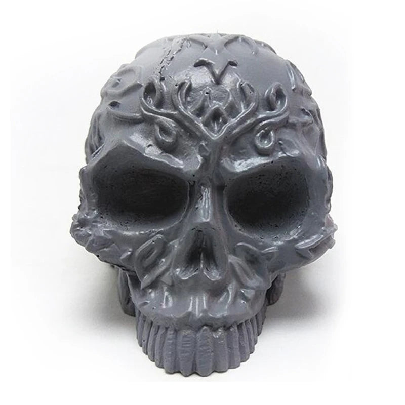 European American Skull Candle Mold Halloween Home Decoration