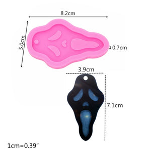 Skull Ghost Earrings Resin Mold DIY Crafts Jewelry Tool
