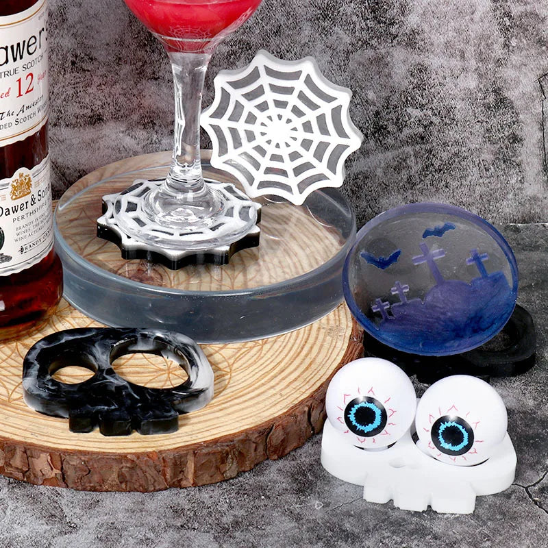 Halloween Spider Web Coaster Silicone Mold