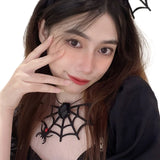 Halloween Spiders Pendant Necklace Chain Short Neck Chain