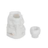 Split Skull Candle Soap Mould DIY Epoxy Mold
