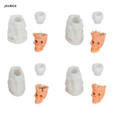 Halloween Split Skull 3D Candle Soap Mould DIY Candle Epoxy Mold