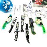 Ghost Face Skull Sword Silicone Mold for Halloween DIY