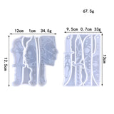 Ghost Face Skull Sword Silicone Mold for Halloween DIY