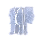 Ghost Face Skull Sword Silicone Mold for Halloween DIY