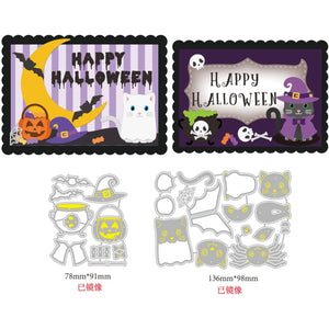Halloween Metal Cutting Dies for Scrapbooking Card Making