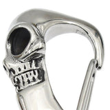 Vintage Skeleton Titanium Key Ring