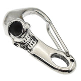 Vintage Skeleton Titanium Key Ring