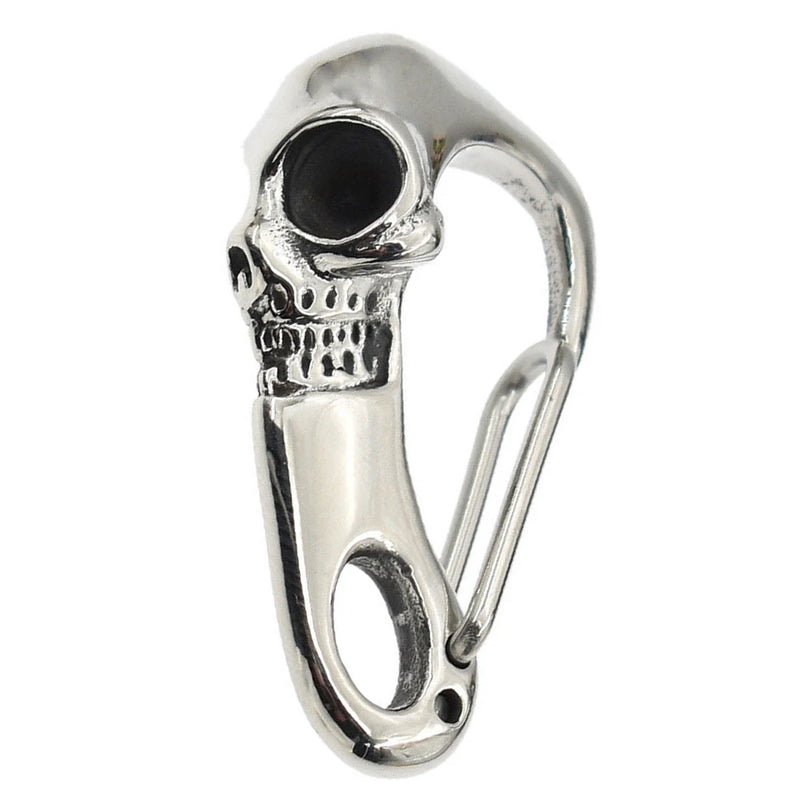 Vintage Skeleton Titanium Key Ring
