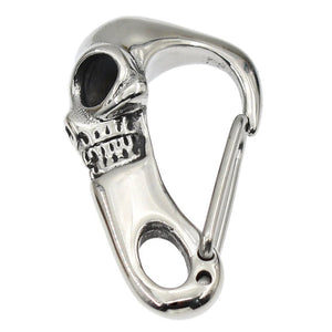Vintage Skeleton Titanium Key Ring
