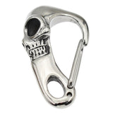 Vintage Skeleton Titanium Key Ring