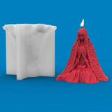 Halloween Witch Candle Mold Decor Aromatherapy Plaster Ice Snow Witch Mold