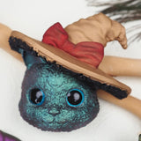 Halloween Witch Epoxy Resin Mold Devil Head Silicone Casting Mold