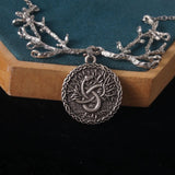 Halloween Witch Snake Necklace Gothic Branch Pendant Women Gift