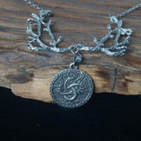 Halloween Witch Snake Necklace Gothic Branch Pendant Women Gift