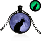 Halloween Witch Style Glow-in-the-Dark Necklace