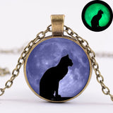 Halloween Witch Style Glow-in-the-Dark Necklace