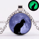 Halloween Witch Style Glow-in-the-Dark Necklace