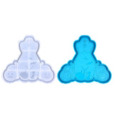 Halloween Woman Resin Tray Molds Silicone Coaster Mold Epoxy Resin Casting Molds