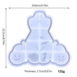 Halloween Woman Resin Tray Molds Silicone Coaster Mold Epoxy Resin Casting Molds