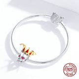Halloween Clown Skull Charms Sterling Silver Jewelry