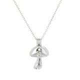 Halloween Glow-in-the-Dark Mushroom Necklace