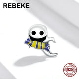 Halloween Kid Charm 925 Sterling Silver Pendant for DIY Jewelry Making