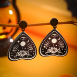 Halloween Acrylic Earrings Dark Sweet Witch Ghost Pumpkin