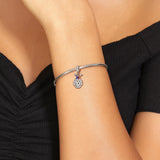 Halloween 925 Silver Bracelet with Clown Pendant Beads