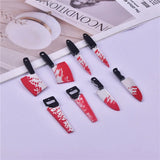 Halloween 50pcs/lot geometric print acrylic beads for DIY jewelry