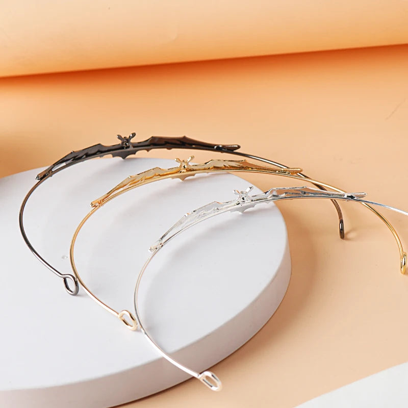 Bat Shape Bridal Tiaras Wedding Hair Accessories