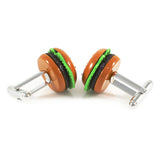 Burger Cuff Links Holiday Gift Birthday