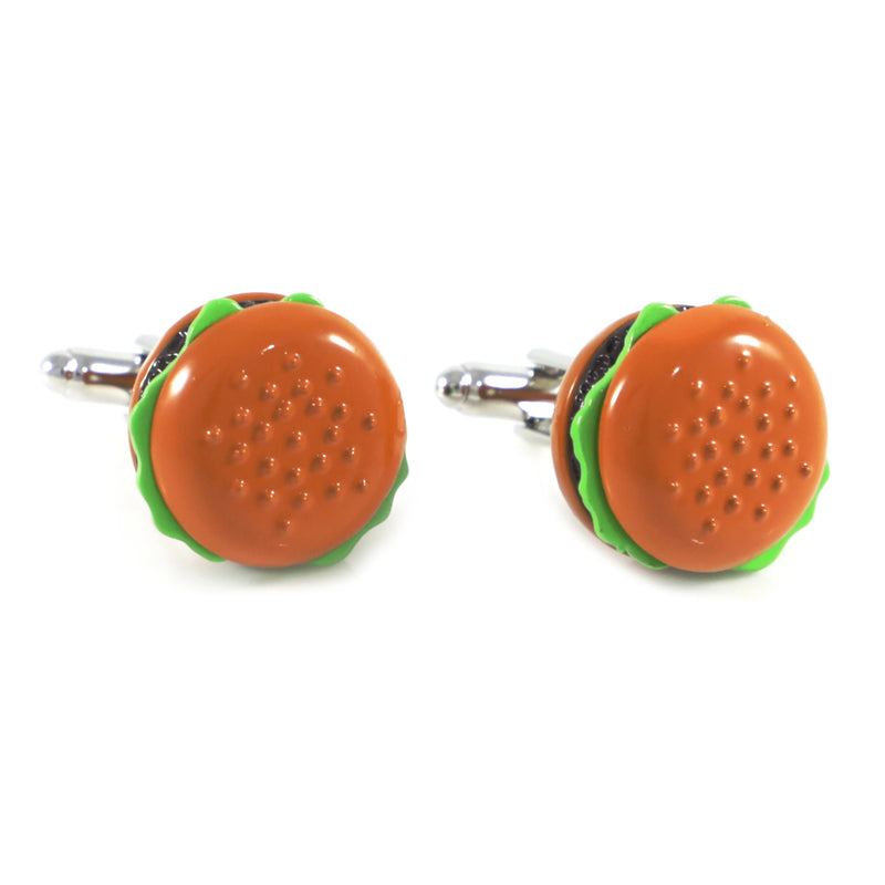 Burger Cuff Links Holiday Gift Birthday