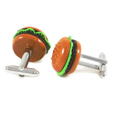 Burger Cuff Links Holiday Gift Birthday