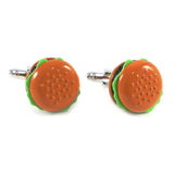 Burger Cuff Links Holiday Gift Birthday