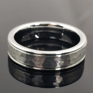 Tungsten Carbide Hammer Special Rings for Men Women 8mm 6mm Wedding Band