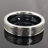 Tungsten Carbide Hammer Special Rings for Men Women 8mm 6mm Wedding Band
