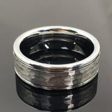 Tungsten Carbide Hammer Special Rings for Men Women 8mm 6mm Wedding Band