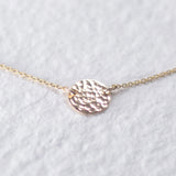 Hammered Coin Necklace Classic Choker Filled Pendant Boho Collier Femme Necklace
