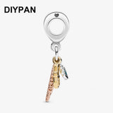 Hamsa Eye & Feather Charm for Pan Bracelet