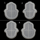 Hamsa Hand Tray Resin Mold Jewelry Plate Dish Casting Molds