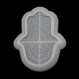 Hamsa Hand Tray Resin Mold for Jewelry Plate Dish Casting