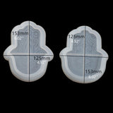 Hamsa Hand Tray Resin Mold for Jewelry Plate Dish Casting