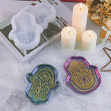 Hamsa Hand Tray Resin Mold for Jewelry Plate Dish Casting