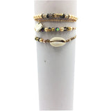 HanJing Crystal Heart Shell Bracelet for Women